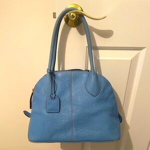 Dooney & Bourke pebbled leather large domed satchel